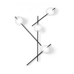 MILOOX APPLIQUE O PLAFONIERA MIKADO 4 LUCI