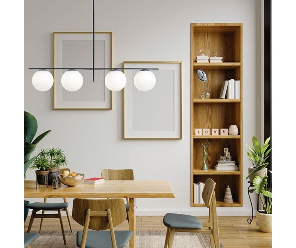 MILOOX SOSPENSIONE JUGEN 4 LUCI