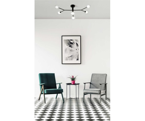 MILOOX PLAFONIERA COSMO 6 LUCI