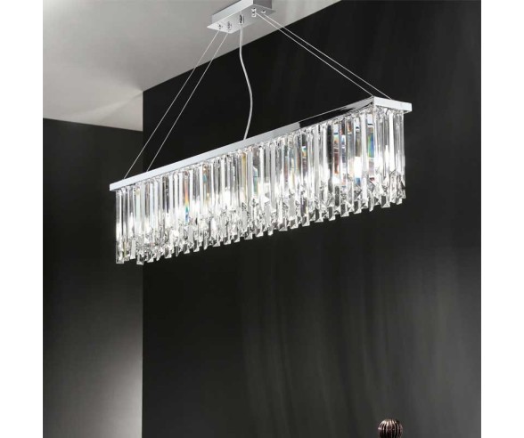 ONDALUCE LAMPDARIO BATIDA IN CRISTALLO