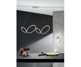 ONDALUCE SOSPENSIONE RICE LED