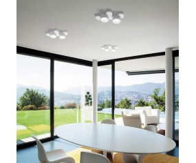 SFORZIN PLAFONIERA IN GESSO CHIO