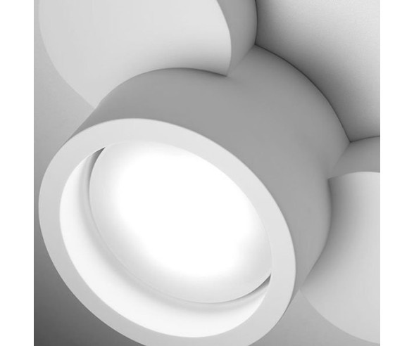 SFORZIN PLAFONIERA IN GESSO CHIO