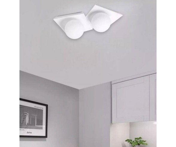 SFORZIN ILLUMINAZIONE PLAFONIERA IN GESSO CICLADI