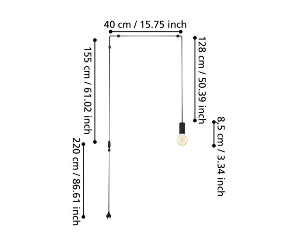 SOSPENSIONE PER CAMERA DA LETTO PINETINA