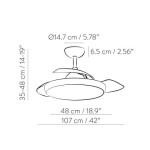 ACB VENTILATORE DA SOFFITTO ZONDA
