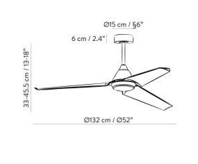 ACB VENTILATORE DA SOFFITTO BORA 2