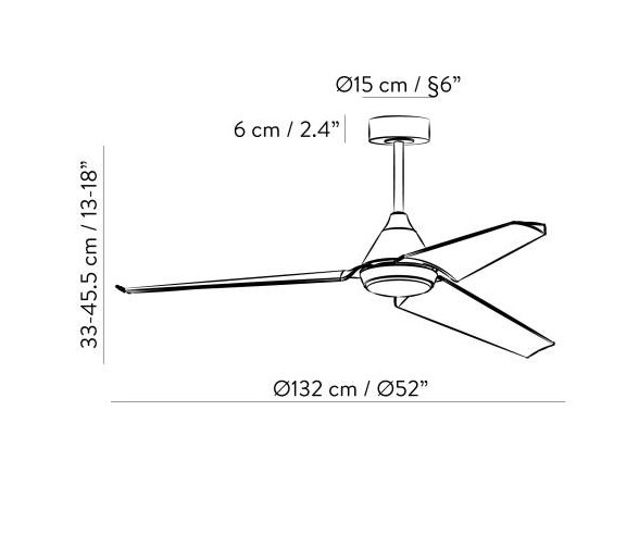 ACB VENTILATORE DA SOFFITTO BORA