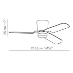 ACB VENTILATORE DA SOFFITTO CON LED BRISA