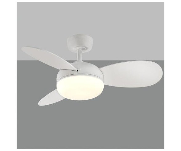 ACB VENTILATORE DA SOFFITTO LUCE LED BISE