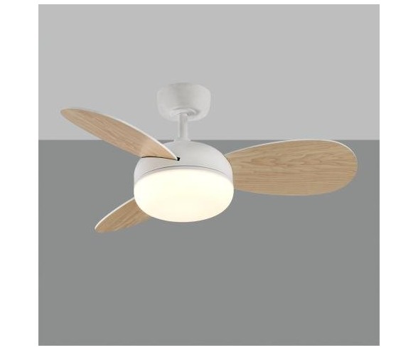 ACB VENTILATORE DA SOFFITTO LUCE LED BISE