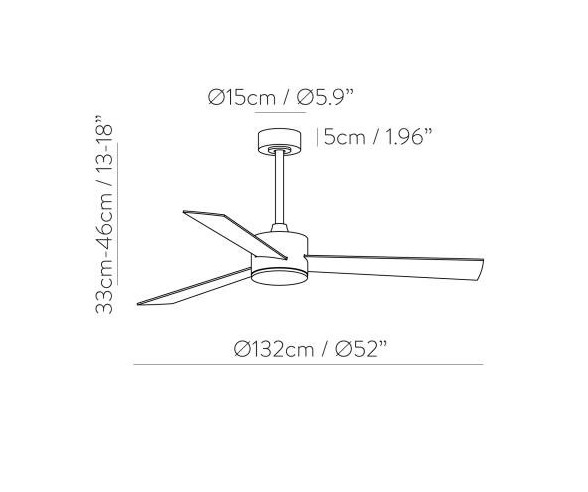 ACB VENTILATORE DA SOFFITTO SHAMAL