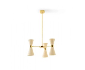 STILNOVO LAMPADARIO MEGAFONO 3 LUCI 2