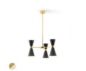 STILNOVO LAMPADARIO MEGAFONO 3 LUCI