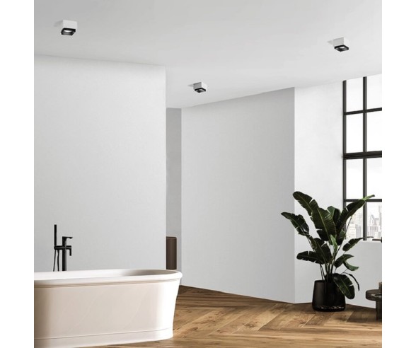 SFORZIN ILLUMINAZIONE PLAFONIERA QUADRATA SYME