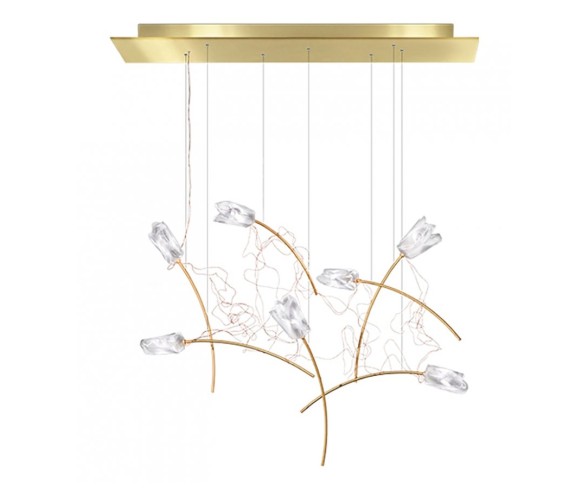 SLAMP LAMPADARIO TULIP LINEAR