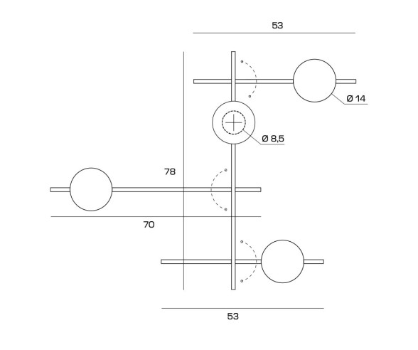 MILOOX APPLIQUE MIKADO CIPRIA