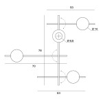 MILOOX APPLIQUE MIKADO CIPRIA