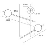 MILOOX APPLIQUE MIKADO CIPRIA