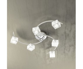 TOP LIGHT PLAFONIERA 6 LUCI METROPOLITAN