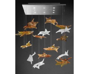 SIL LUX SOSPENSIONE FOGLIE SP H/337