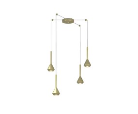 TOP LIGHT SOSPENSIONE 4 LUCI AYGO