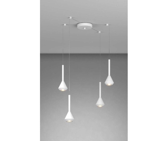 TOP LIGHT SOSPENSIONE 4 LUCI AYGO