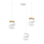 TOP LIGHT SOSPENSIONE 3 LUCI DRUM