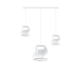 TOP LIGHT SOSPENSIONE 3 LUCI RETTANGOLARE DRUM