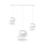 TOP LIGHT SOSPENSIONE 3 LUCI RETTANGOLARE DRUM
