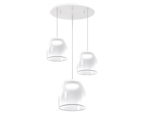 TOP LIGHT SOSPENSIONE TONDA 3 LUCI DRUM 2