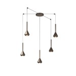 TOP LIGHT SOSPENSIONE 5 LUCI AYGO
