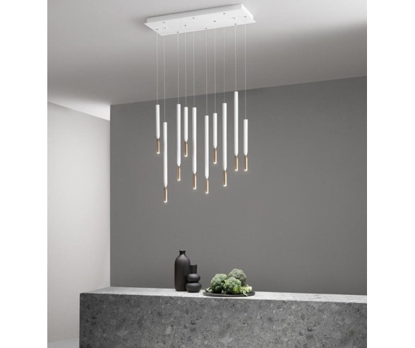 ONDALUCE SOSPENSIONE RETTANGOLARE TUBIC