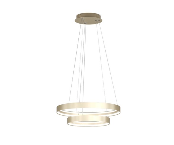 TOP LIGHT SOSPENSIONE 2 ANELLI MALIKA