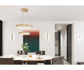 TOP LIGHT SOSPENSIONE 2 ANELLI MALIKA 2