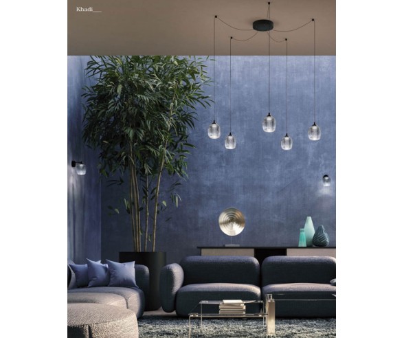 Redo Group 5-flammige Khadi Pendelleuchte