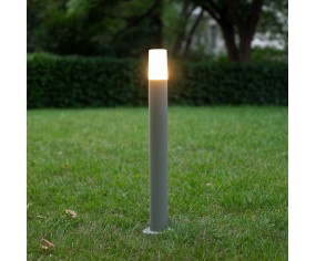 83cm grey outdoor bollard IP44