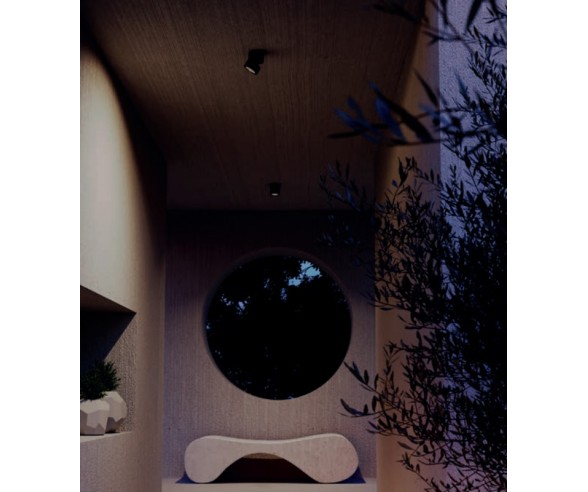 Redo Group Shaft outdoor ceiling/wall lamp