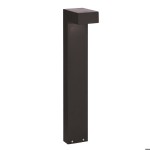 Lampioncino da giardino 60cm acciaio nero