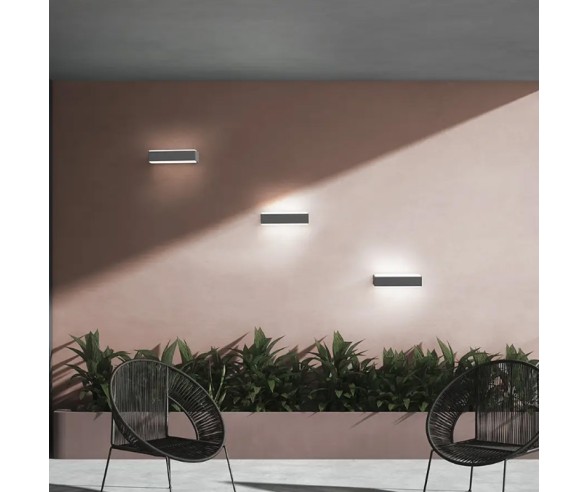 Promoingross Applique da esterno View A22 led