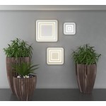 Top light Applique / Plafoniera Zoom Led Quadrata
