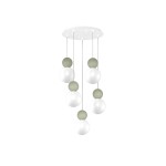 Top light Runde Pendelleuchte Cottage
