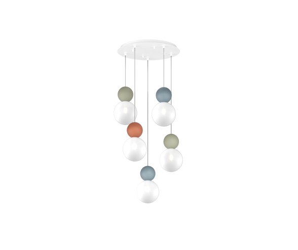 Top light Runde Pendelleuchte Cottage