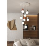 Top light Runde Pendelleuchte Cottage