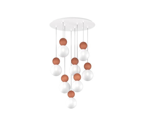 TOP LIGHT SOSPENSIONE TONDA COTTAGE