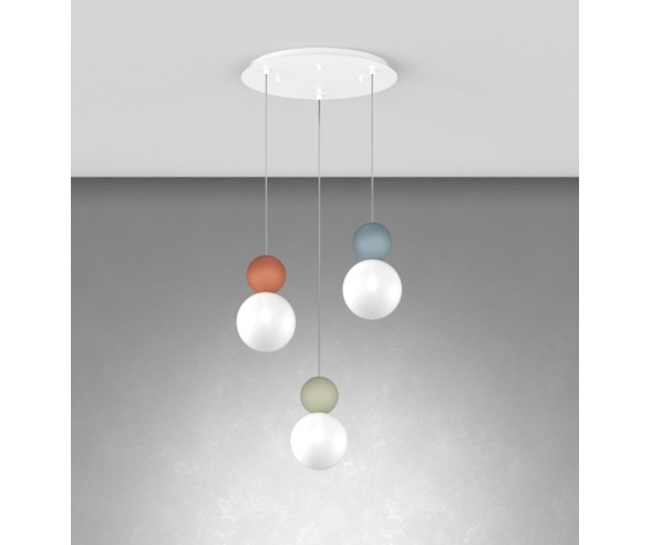 TOP LIGHT SOSPENSIONE TONDA COTTAGE