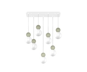 Top light rectangular suspension Cottage