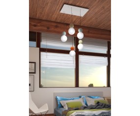 Top light Rechteckige Pendelleuchte Cottage 2