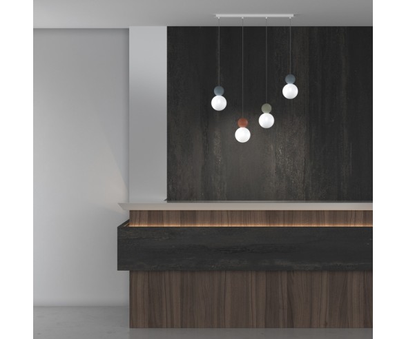 Top light rectangular suspension Cottage