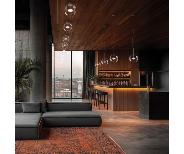 LINEA LIGHT PLAFONIERA CRISTALBOLLA DESIGN